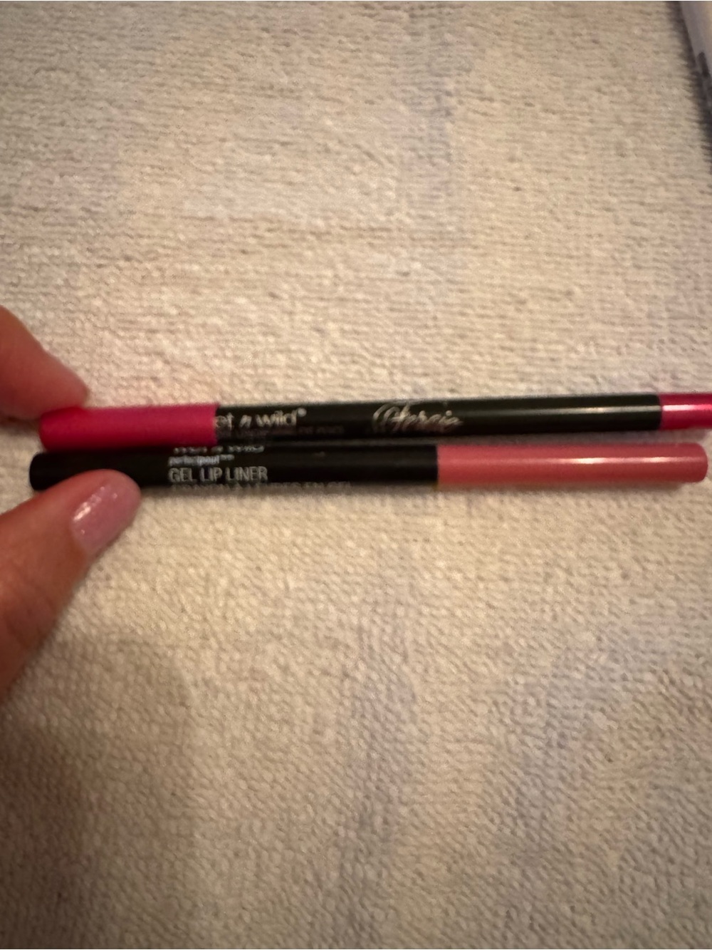 Gel Lip Liner Duo in Pink and Mauve - Unbranded